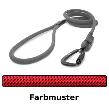 klassische Hundeleine TWIST - L - 115cm - devil
